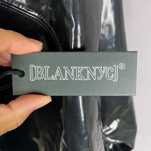 BLANKNYC Faux Patent Leather Leggings In Dominatrix Size 31 - Picture 14 of 14